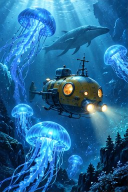 Letters from the Blue Below, fictional demo artwork